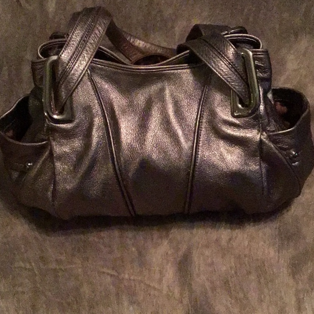 Leather B Makowsky handbag